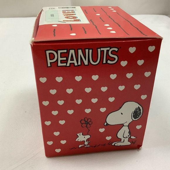 SNOOPY WOODSTOCK Love Coffee Mug 10 oz. Bone China Dishwasher Microwave Safe - Picture 10 of 12